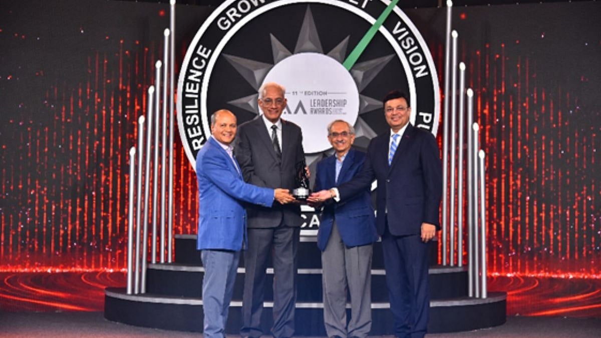 Srinivasan K Swamy was honoured with the IAA Force For Good 